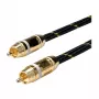 ROLINE GOLD RCA-Verbindungskabel Simplex Stecker / Stecker, Weiß 5,0m (11.09.4252)
