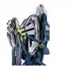 Baby-Trage-Rucksack DEUTER Kid Comfort Active — blau, Polyamid, bis 22 kg, Sonnenverdeck, Fußstütze, VariQuick, Lite Air
