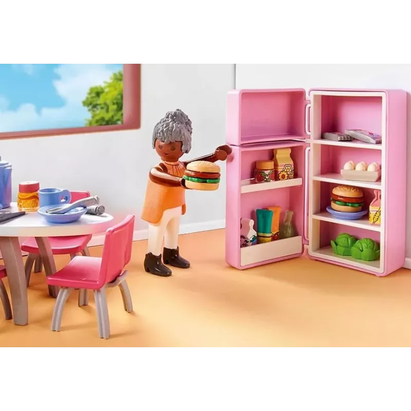 Küche Playmobil My Life Kitchen 71608 Mehrfarbig Kunststoff 4-10 Jahre