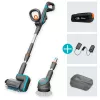 Akku-Multireiniger AquaBrush Universal 18V P4A, Hartbodenreiniger Grau/Türkis, Li-Ion Akku 2,5Ah P4A, POWER FOR ALL ALLIANCE