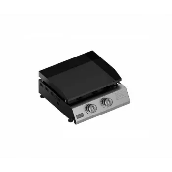 Gasgrill Schwarz & Decker BXOP4900E — 2-Brenner, 450×360 mm Grillfläche, Edelstahl, Drehregler