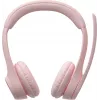 Logitech 981-001412 Kopfhörer/Headset Kabellos Bügel Büro/Callcenter Bluetooth Rose