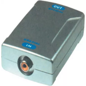 Optische Toslink Cinch Kupplung ShiverPeaks OC 69115 – Glasfaser/Optischer Audio Adapter