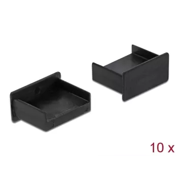 Staubschutzkappe für USB Typ-A Buchse DeLOCK 64102 schwarz 10 Stück