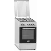 Gaskochfeld und Elektrobackofen SIMFER 5405SERGG, Edelstahl, 4 Zonen, 50 cm