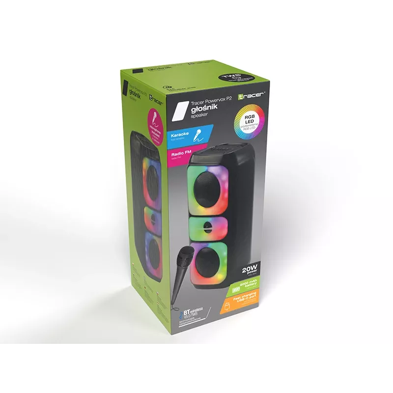 TRACER Tracer Powervox P2 TWS Bluetooth-Kopfhörer, True Wireless Stereo, Modell TRAGLO47688