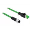 Netzwerkkabel DeLOCK 85438 RJ45 Ethernet Cat6 2m Schwarz
