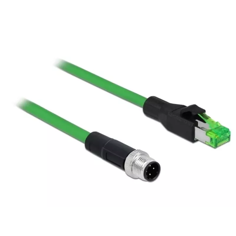 Netzwerkkabel DeLOCK 85438 RJ45 Ethernet Cat6 2m Schwarz