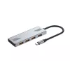 USB-Hub GEMBIRD UHB-CM-U310-A4-01 — 4-Port-Hub: 1× USB 3.1 + 3× USB 2.0, schwarz