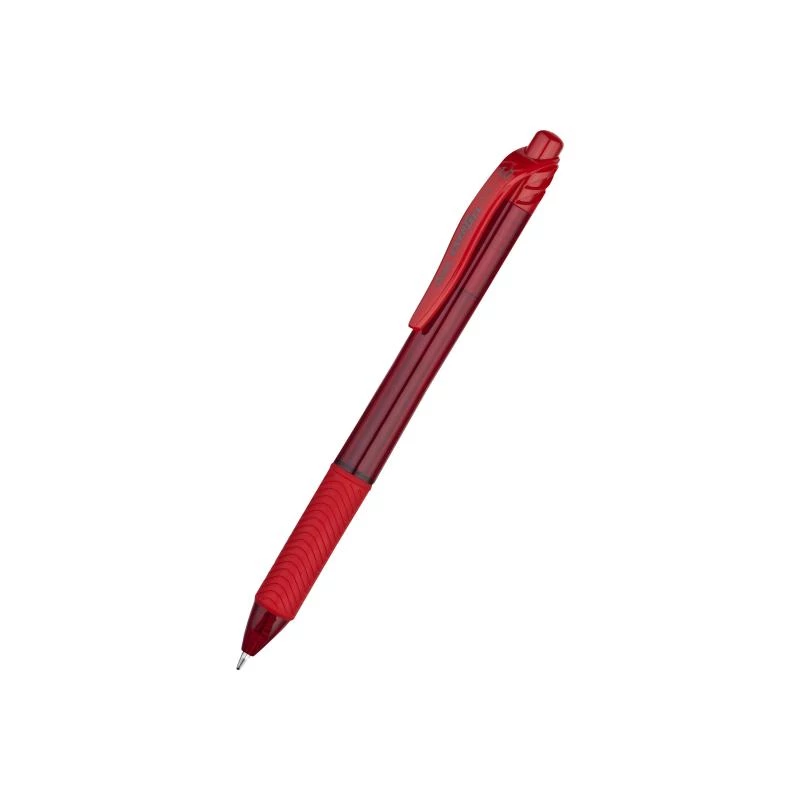 Clip-on einziehbarer Kugelschreiber Pentel Energel X 1.0 Rot