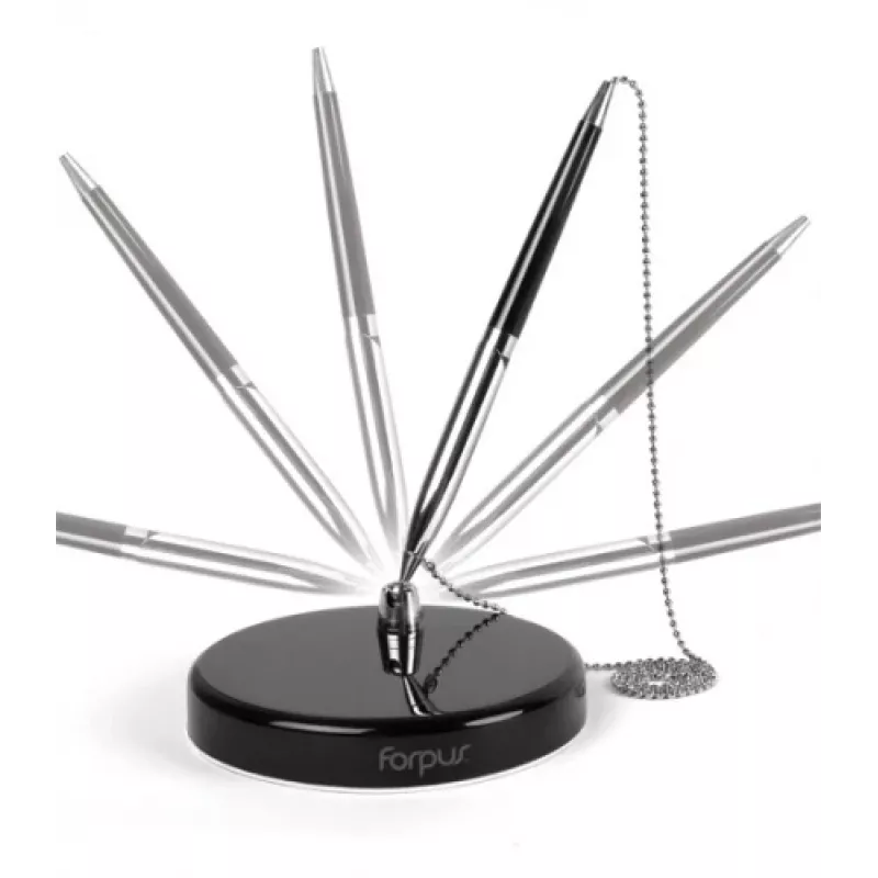 Tischstift Forpus 0,7 mm, Schwarz, mit Kette 1207-009