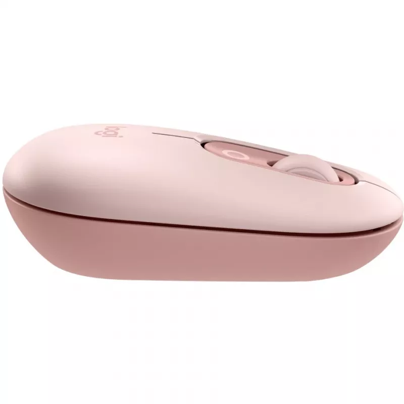 Logitech POP Icon Combo - Tastatur-Maus-Set - Kabellos - Bluetooth LE - QWERTY - US International - rosé, Off-White (920-013142)