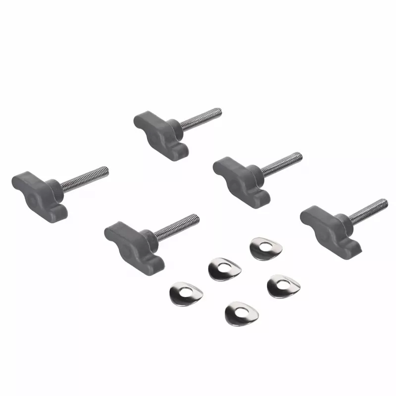 Runder Duschhocker aus Aluminium