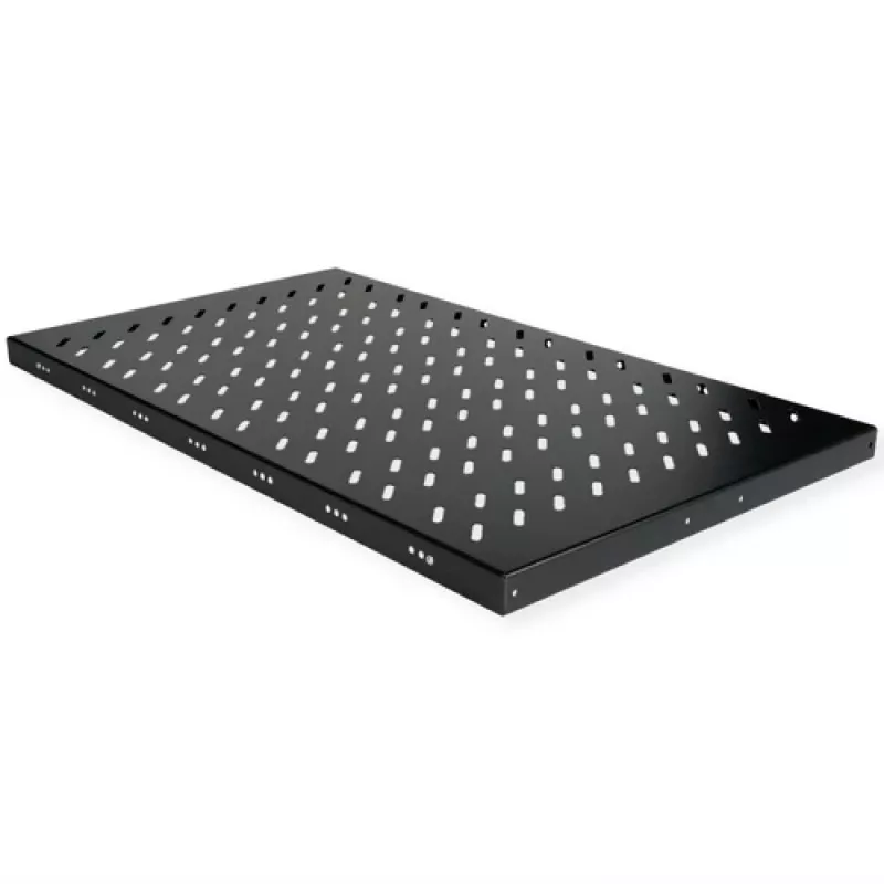 Rack shelf ROLINE 19-Zoll 1 U 50 kg schwarz Stahl