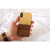 Smartphone-Hülle man and wood für iPhone X/XS – Modell mare, schwarz