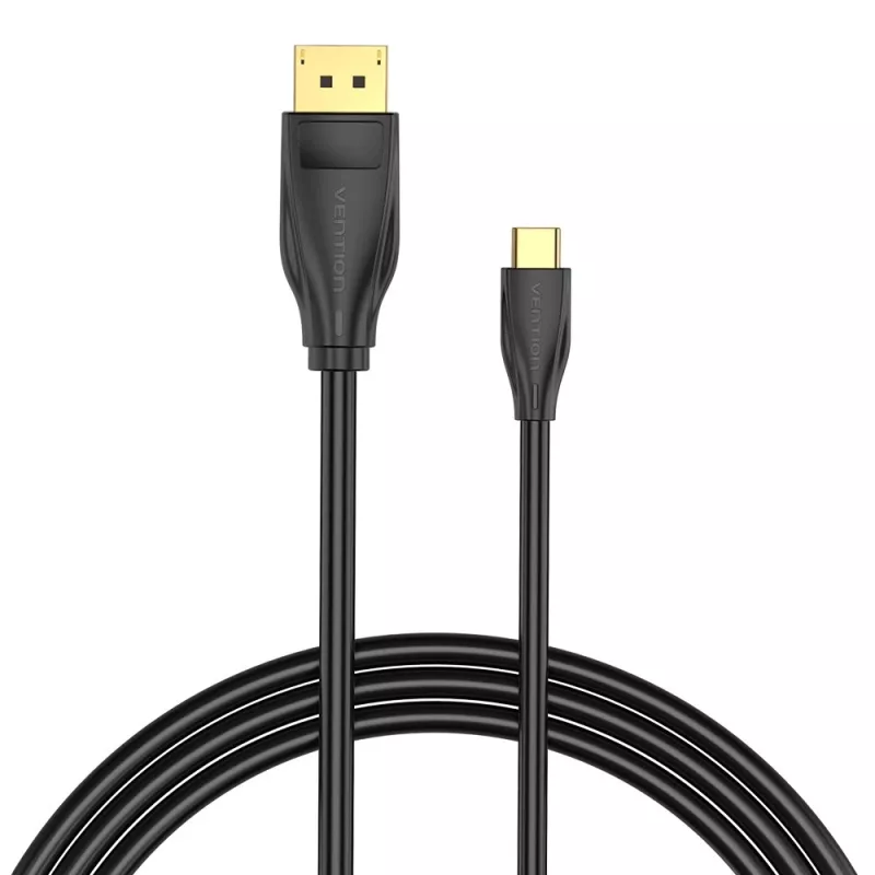 Vention USB-C auf DisplayPort 8K Kabel 2 m, USB Typ-C auf DP, Schwarz