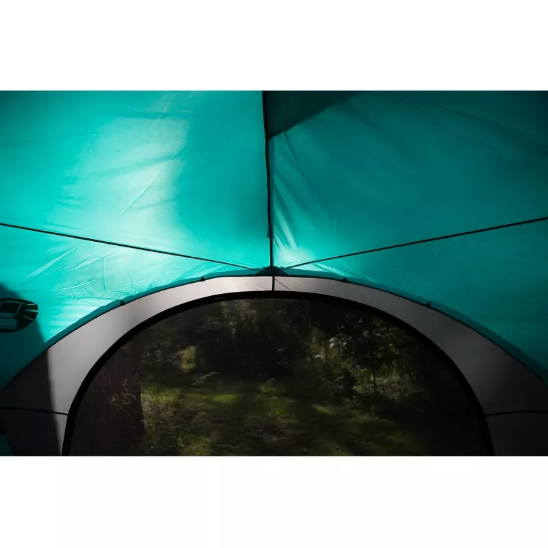 Event Dome Shelter L, 3,65 x 3,65m, Pavillon Hellblau/Grau
