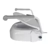 Erhöhter Toilettensitz Mobilex PLN001 mit integrierten Haltegriffen, Polypropylen, höhenverstellbar 6–15 cm, max. Belastung 120 kg