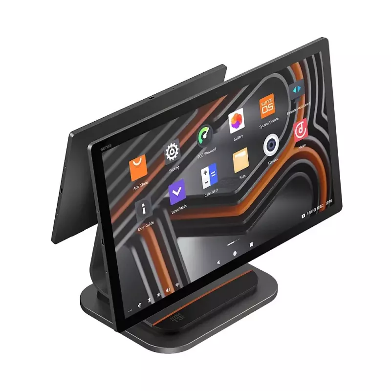 Kundendisplay SUNMI 10,1 Zoll T3 PRO NFC USB — 10,1-Zoll-Kundendisplay mit NFC- und USB-Konnektivität