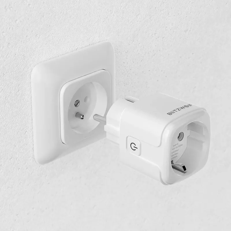 Intelligente Steckdose BlitzWolf BW-SHP15 ZigBee 3680W — Unterputz-WLAN-/ZigBee-kompatible Steckdose