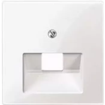 Abdeckrahmen Merten 296219, weiß, Thermoplast, ein Modul