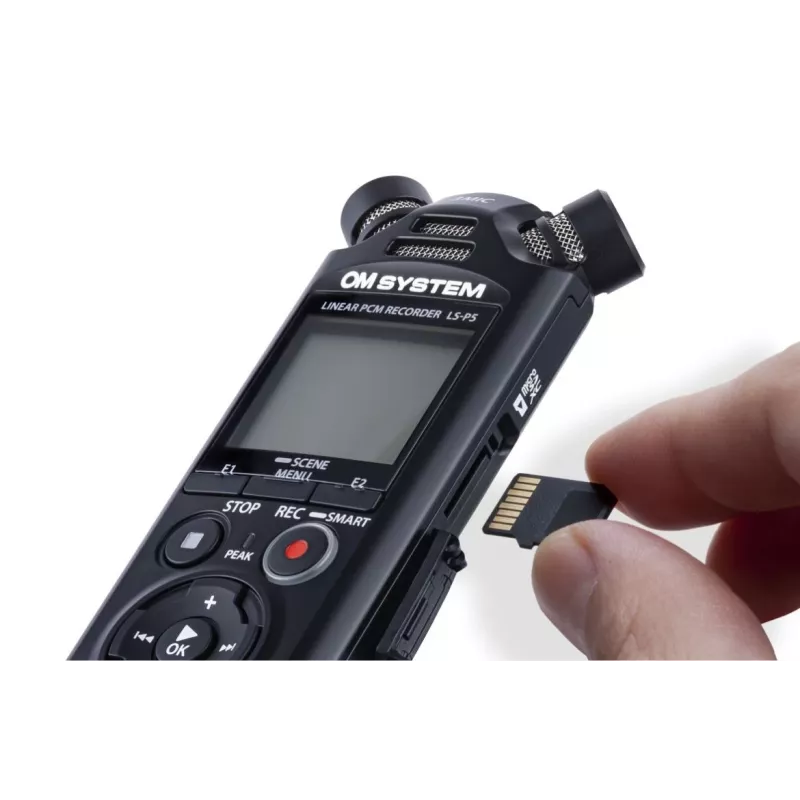 Audio-Recorder Olympus LS-P5 Schwarz 149 h Aufnahmezeit 72 h Akkulaufzeit