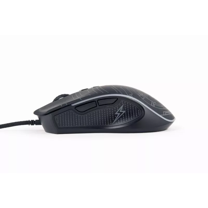 Gembird MUSG-RGB-01 Maus für Rechtshänder USB Typ-A 3600 DPI