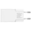AC Indoor Mobile Device Charger 4smarts 541509 — 100–240V, USB-A + USB-C, 1.5 m Kabel, Schnellladung, Weiß