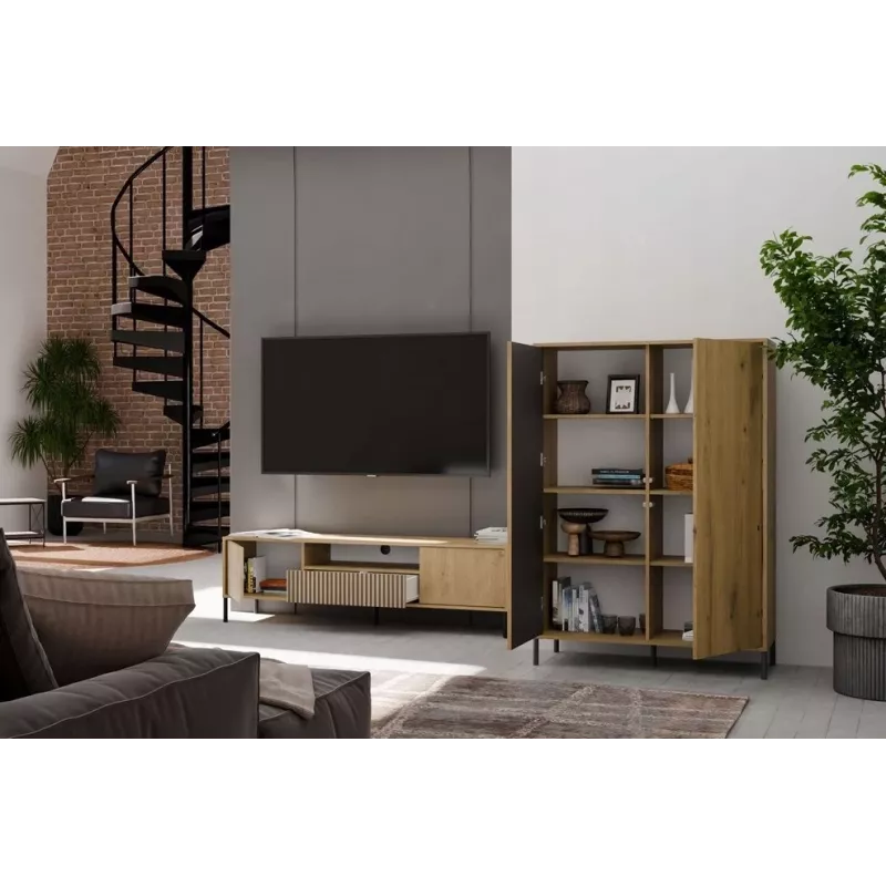 RTV KAMARO 160 schlank/GŁ ARTISAN OAK