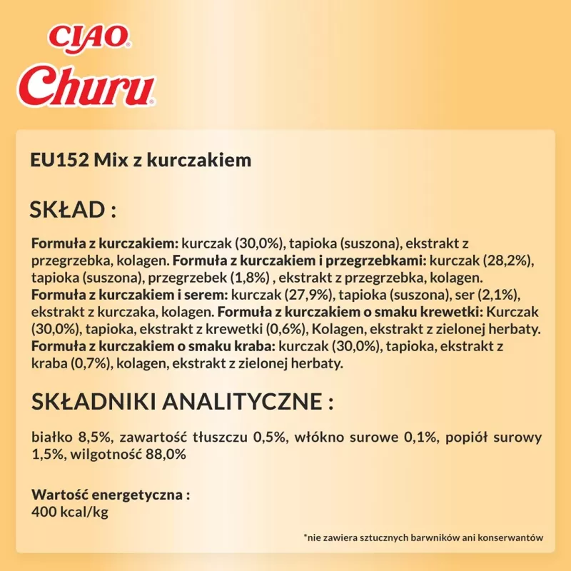 INABA Churu Varieties Chicken - Katzenleckerli - 50 x 14g