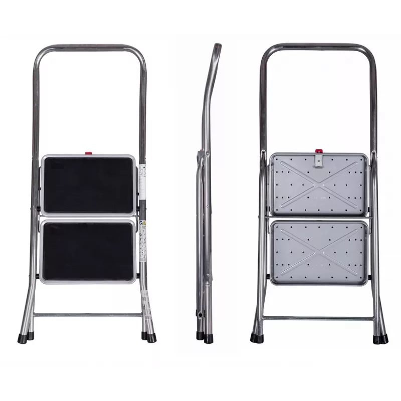 Krause Klapp-Tritt Toppy XL silber