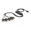 DeLock USB2.0 > 4 x Seriell Adapter - Seriell Adapter - USB - RS-232 x 4 (61887)