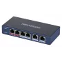 Hikvision DS-3E0106HP-E Netzwerk-Links Unmanaged Fast Ethernet (10/100) PoE-Unterstützung Blau