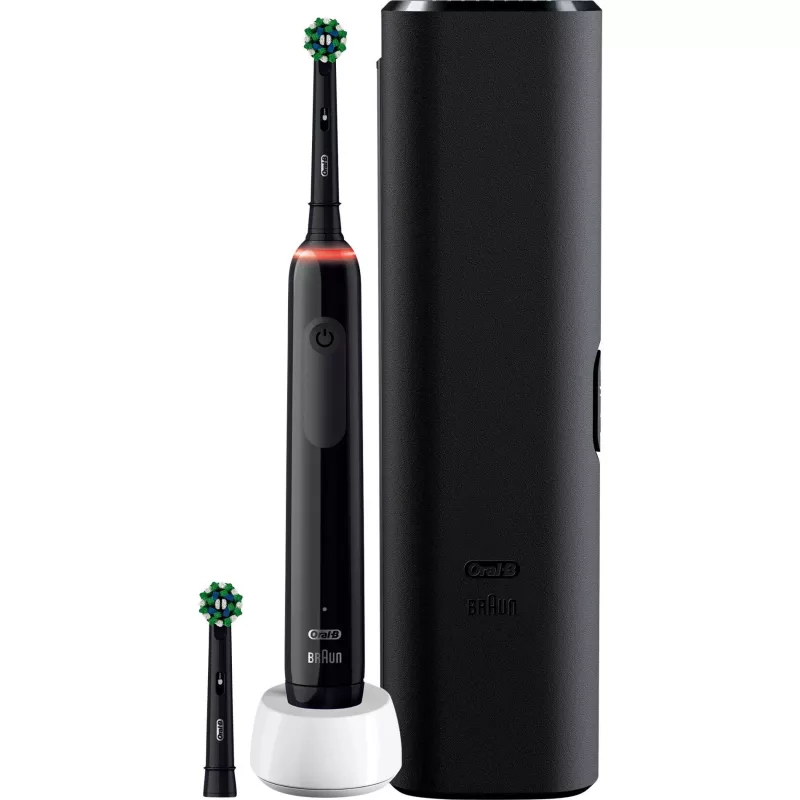 Oral-B Pro 3 3500 rotierende Zahnbürste für Erwachsene Schwarz