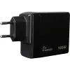 PD-Ladegerät INTER-TECH PD-3100 100W USB-C Schwarz schnelles Netzteil