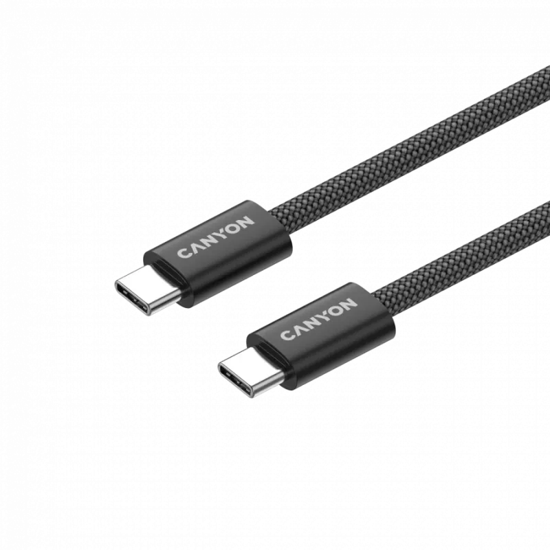 CANYON Kabel OnWire 60MG C-C 60W Magnet Geflochten 1m Schwarz