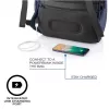 Freizeitrucksack XDDESIGN Bobby Soft mit 15,6 Zoll Laptopfach, 16 l, marineblau, PET