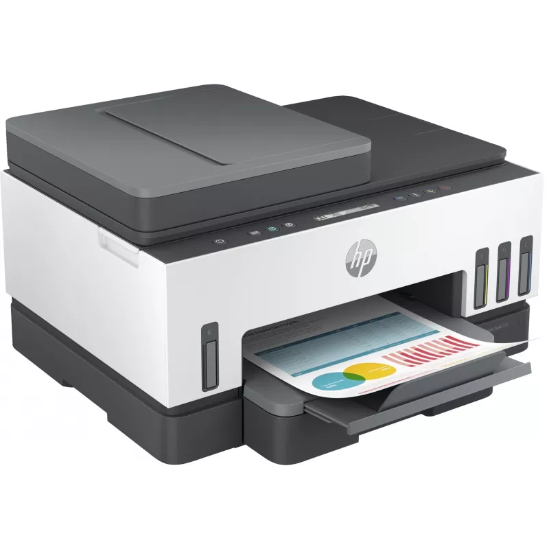 HP Smart Tank 750 Multifunktionsdrucker, Tintentank, Farbe, WLAN, Smart App, Duplex, ADF, automatischer Vorlageneinzug