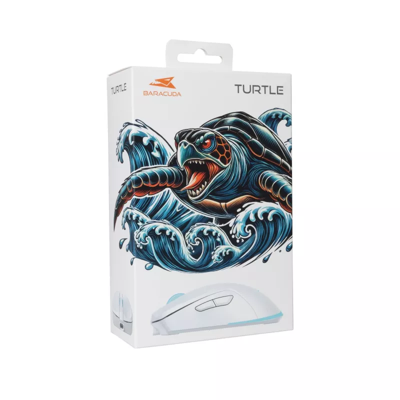 Maus Baracuda BGM-122 Turtle Weiß TURTLE-W