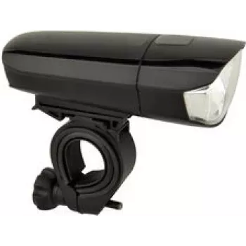 Front LED-Licht FISCHER 85353 — einstellbare Helligkeit 30/15 Lux, kompakte Fahrradlampe