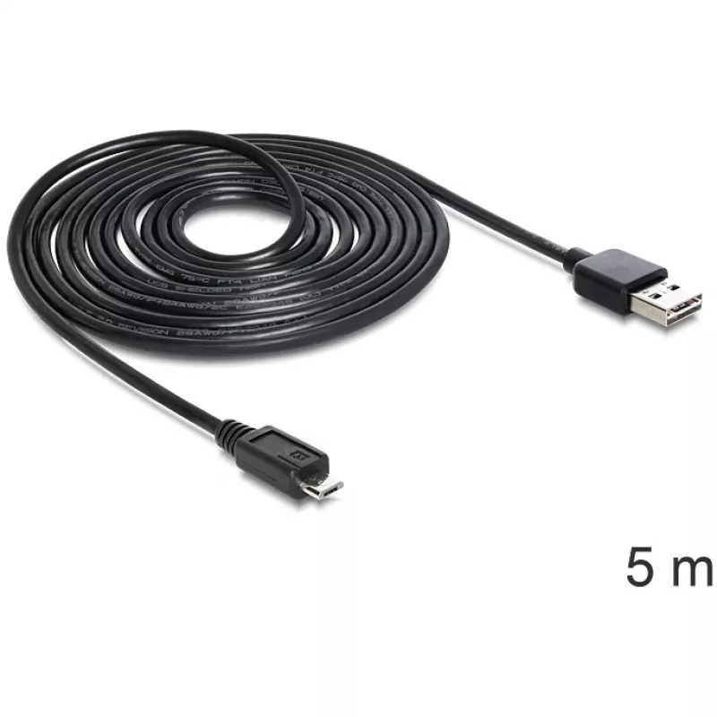 DeLOCK EASY-USB 2.0-A auf Micro-B Kabel 5m