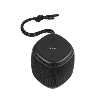 Tragbarer Stereolautsprecher TRACER Splash S (Bluetooth 5.1, 5 W RMS, IPX5, 6 h Akku) Schwarz