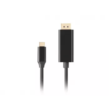LANBERG CA-CMDP-10CU-0030-BK Videokabel-Adapter, 3 m, USB Type-C auf DisplayPort, 4K@60Hz/144Hz Unterstützung