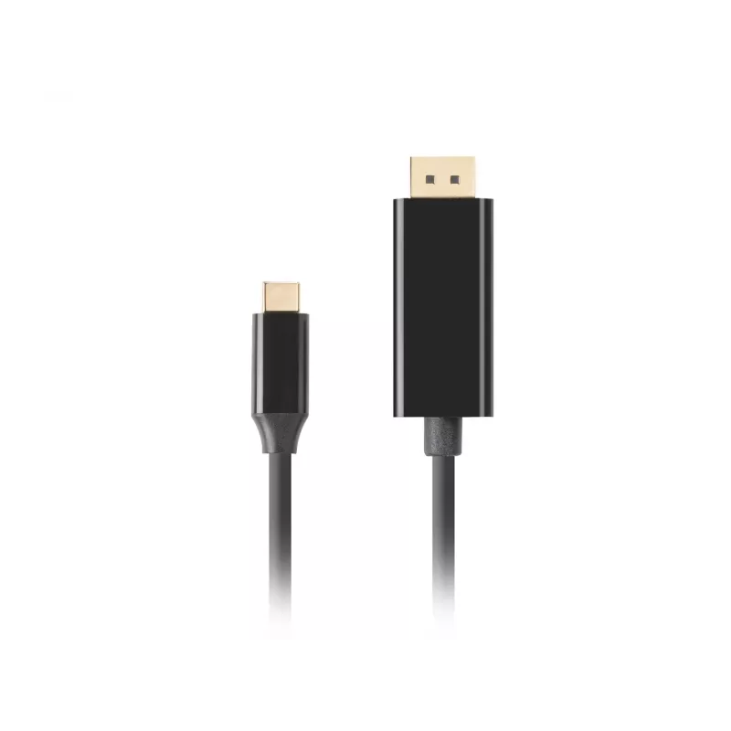 LANBERG CA-CMDP-10CU-0030-BK Videokabel-Adapter, 3 m, USB Type-C auf DisplayPort, 4K@60Hz/144Hz Unterstützung