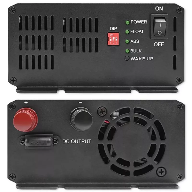 Qoltec Smart Monolith Batterieladegerät für LiFePO4 AGM GEL SLA Akkus | 20A | 24V