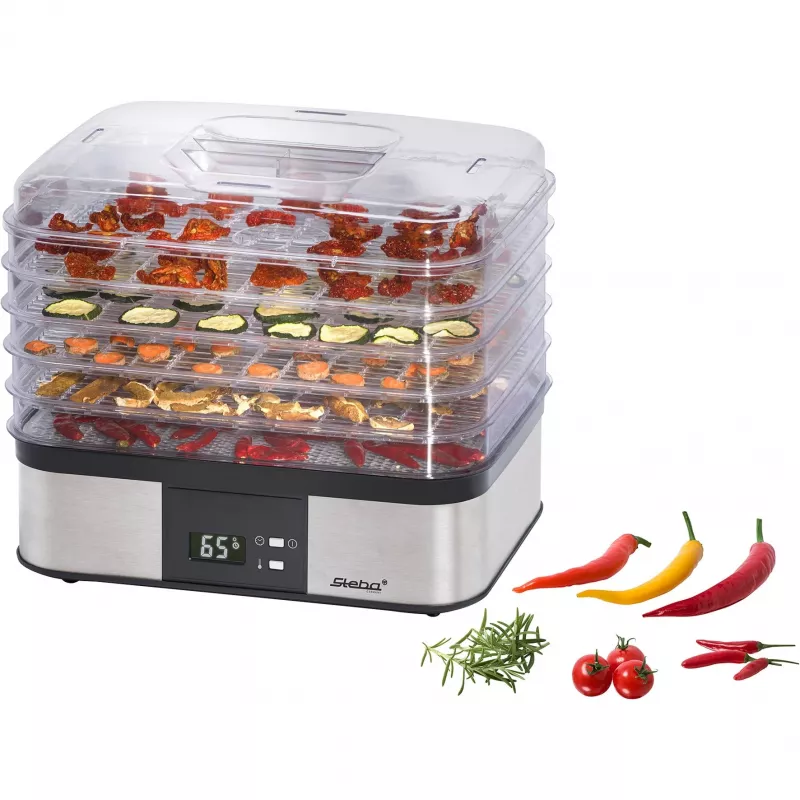Elektrischer Dörrautomat Steba ED 5 Schwarz Edelstahl 350 W