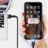 USB-auf-Lightning-Datenkabel Tellur 1,2 m Nylon geflochten schwarz