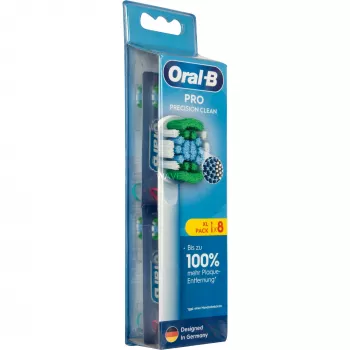 Oral-B Sonic Zahnbürstenaufsätze Ersatz 8er-Pack, Modell 861073, Precis White