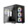 Computergehäuse LC-Power LC-8001B-ON Midi Tower Schwarz