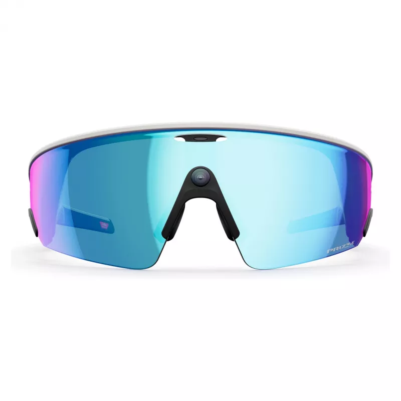 META Oakley Vanguard, Meta AI, Weiß, Prizm Sapphire AI Glass